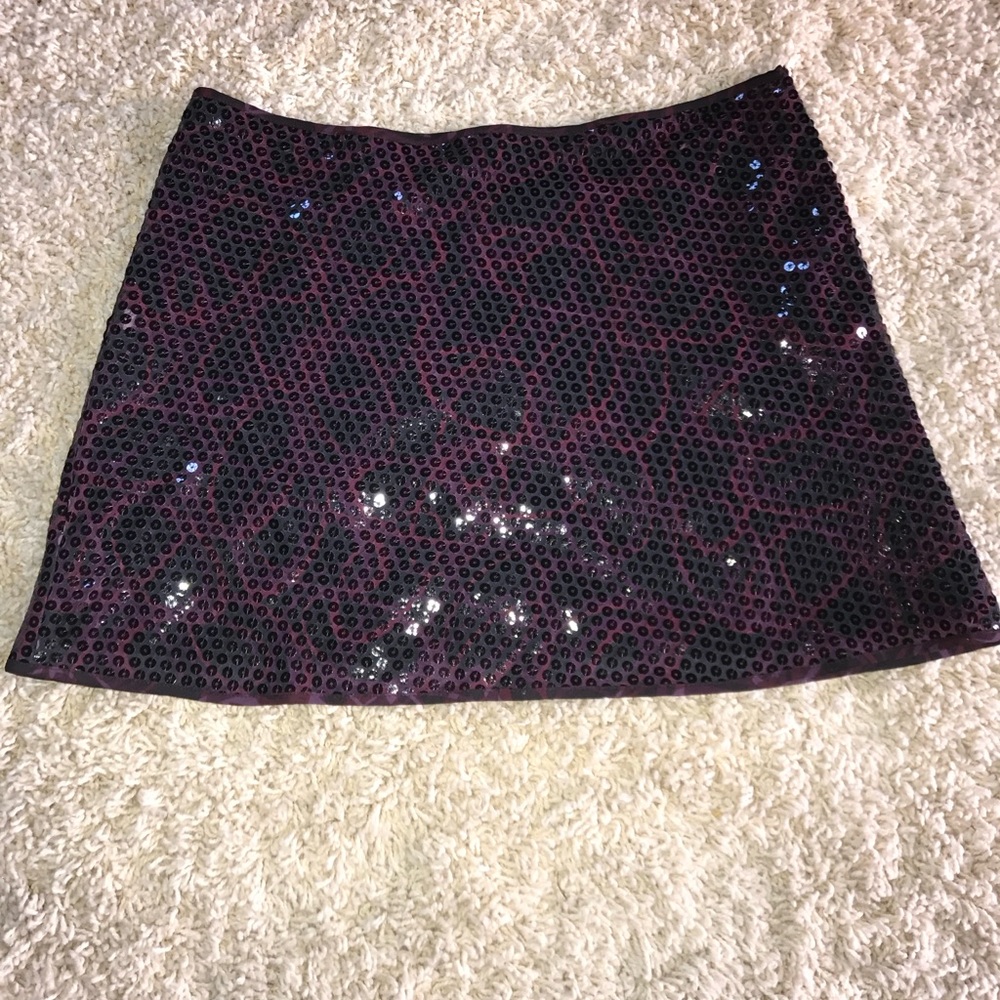 Sequined mini skirt by Express